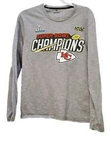 Kansas City Chiefs Shirt Adult S 100th SUPER BOWL CHAMP LIV KC Fanatics - Picture 1 of 9