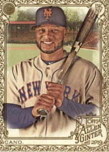 2019 Allen and Ginter Gold #41 Robinson Cano New York Mets BX 50A - Picture 1 of 2