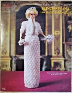 Paradise Crochet Costume Pattern, 1989 Bead Evening Suit, Princess Diana Vol. 49 - Picture 1 of 2
