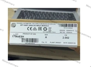 Neu fabrikversiegelt AB 1756-IF8H SER A HART Analog Eingangsmodul 1756-IF8H/A - Bild 1 von 1