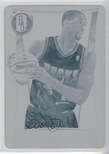 2013-14 Panini Gold Standard Printing Plate Cyan 1/1 Ekpe Udoh #275 0c3