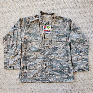 Propper NFPA-Compliant Coat Air Force USAF ABU Digital Tiger Stripe Mens 46-XL - Picture 1 of 14