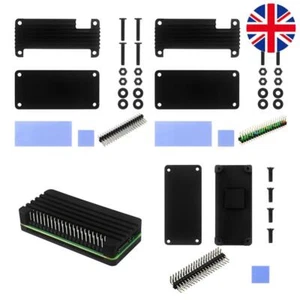 For Raspberry Pi Zero 2W Aluminum Shell Kit Cooling Enclosure w/ Pin Header - Afbeelding 1 van 18