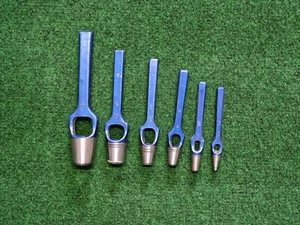Qualität Lochstanzer Set 6tlg Locheisensatz Stanzeisen 3-20mm Stahl Locheisen - Bild 1 von 2