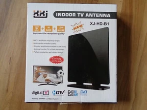 Flat Plate Indoor  UHF VHF Digital HDTV/TV/ Radio Antenna #XJ-HD-B1 - Picture 1 of 1