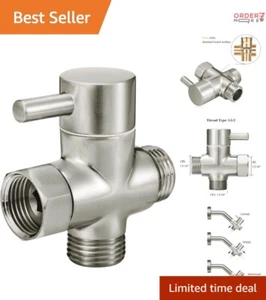 Shower Diverter Brass G1/2 3-Way Valve Anti-Leaking Easy Installation Fix - Picture 1 of 7