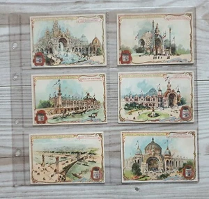 Antike Bilder Karten Liebig Fleisch Extract Serie Weltausstellu 6 Stück Sammlung - Bild 1 von 5