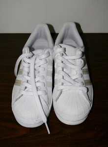 ADIDAS ORIGINALS SUPERSTAR WHITE SHELLTOE WOMEN'S SIZE 5 - Picture 1 of 13