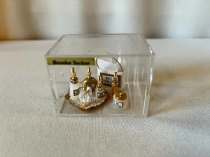 Vintage Artisan Dollhouse Miniature "Brooke Tucker" White Diamonds Perfume Set - Picture 1 of 3