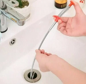 2 IN1 HAIR REMOVEL SINK SHOWER BATH DRAIN UNBLOCKER STICK SINK CLEANER CLAW GOOD - Picture 1 of 4