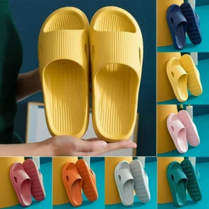 PILLOW SLIDES Sandals Ultra Soft Slippers Extra Soft Cloud Shoes Anti-Slip New - Picture 1 of 18