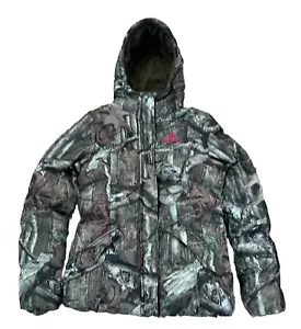 Mossy Oak Break-Up Infinity Hunting Jacket Woodland Womens Medium Quilted Coat - Picture 1 of 9