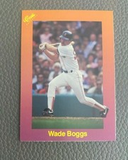 1989 Classic Travel Orange Baseball Card #102 Wade Boggs - Red Sox