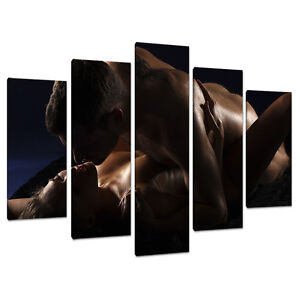 Set of 5 Erotic Nude Canvas Wall Art Pictures Bedroom Prints XXL 5133