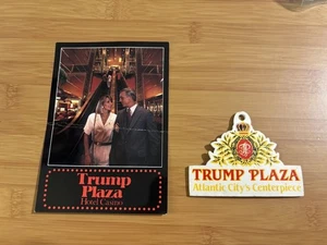 Trump Plaza Casino Postkarte Kofferanhänger Atlantic City New Jersey NJ Präsident U - Bild 1 von 12