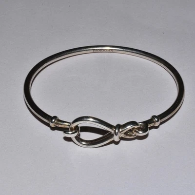 Pandora Infinity Knot Bangle Bracelet Size 6.9 598893C00 - Image 1 of 3
