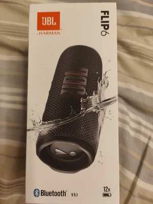 JBL Flip 6 Altavoz Bluetooth Portátil - Negro (JBLFLIP6BLKEU) - Imagen 1 de 4