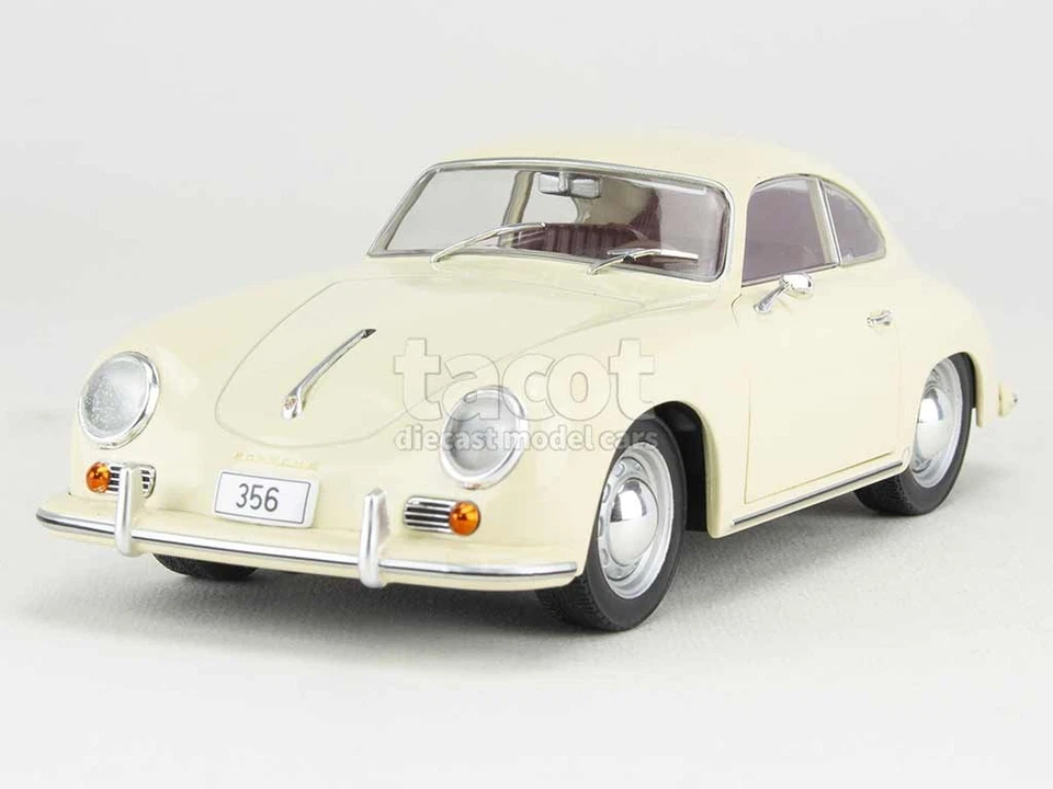 Porsche 356 1959 Light Beige 1 24 Model WB124190 WHITEBOX