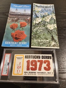Boleto y programa 1973 del Derby de Kentucky - Secretaría Triple Corona, PSA - Imagen 1 de 16