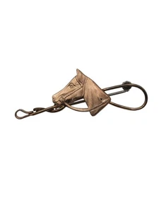 Vintage Gold-Filled Equestrian Pin Horse $ Whip 1/20 10KGF - Bild 1 von 5