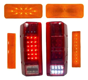 FORD LED 6pcs Tail Lights, Front & Side Markers 80 81 82 83 84 85 86 Full Size - Picture 1 of 20