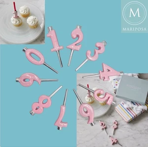 Juego Candelabro Número Mariposa ROSA - Imagen 1 de 16