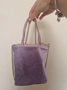 Zara Purple Sequin Bag - Picture 1 of 1