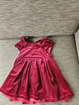 H&M Red Dress For Baby Girl Size 6-9 Months — 第 1/3 张图片
