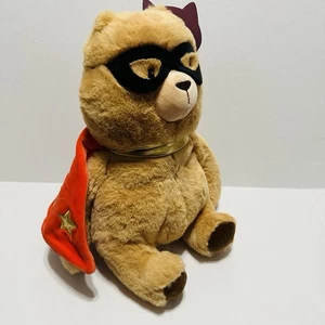 Superhero Bear Plush Stuffed Animal- Gigglescape Super Soft- Masked Bear - Picture 1 of 8