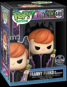 FRANNY FUNKO AS MALEFICENT Digital POP! Disney Villains NFT Royalty Set LE 2200 - Bild 1 von 1