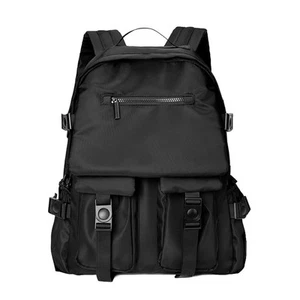 Two Front Pockets College Work Computer Backpack Waterproof Lightweight Stree - Picture 1 of 8