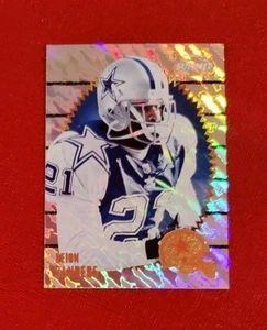 Carta NFL 1996 Pinnacle Summit #53 Deion Sanders Dallas Cowboys come nuova + - Foto 1 di 2