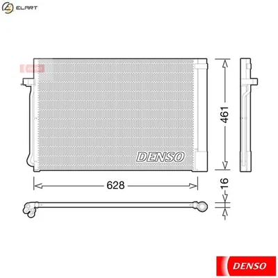 CONDENSER AIR CONDITIONING DCN05013 FOR BMW X5/SAV/F15/F85/E70 X6/SAC/F16/F86 - Image 1 of 4