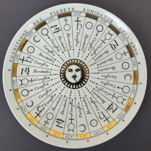 Piero Fornasetti Collectable Wall Plate Astronomici Theme No. 9 Astronomy series - Picture 1 of 4