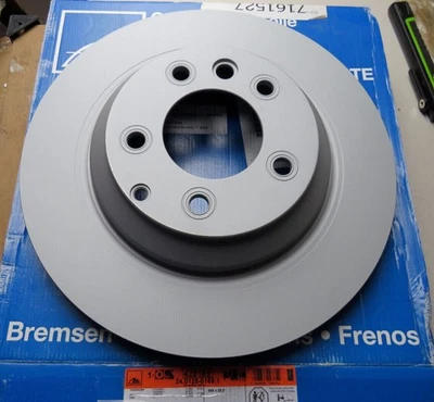 ATE 24.0128-0169.1 Rear Brake Disc fits Audi Q7 Porsche Cayenne VW Touareg - Image 1 of 4