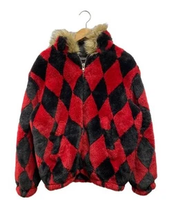 M Supreme Diamond Faux Fur Jacket - Picture 1 of 5