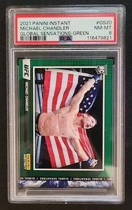 2021 Panini Instant UFC Michael Chandler Global Sensations RC /5 PSA 8 - Picture 1 of 2