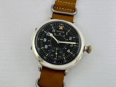 Rolex Laco Aviator Luftwaffe Pilots WWII Vintage 1939-1945 Swiss Silver Watch - image 1 of 4