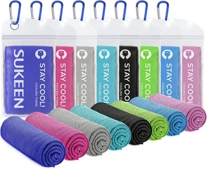 "Toalla de enfriamiento evaporativa instantánea para deportes yoga golf gimnasio entrenamiento 40""x 12""" - Imagen 1 de 16
