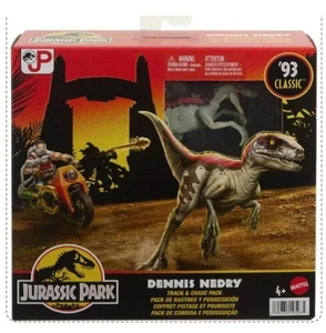 Jurassic World 93 Dennis Nedry '93 Classic Collection Track and Chase Pack Nuovo - Foto 1 di 2