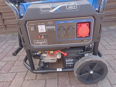 stromerzeuger benzin 4 takt Scheppach SG7 100x  5,5kw  Zustand: wie neu,  - Bild 1 von 4