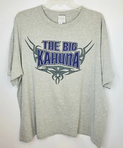 The Big Kahuna t Shirt Men's 3X Optima Heavy T Heather Gray & Blue Hawaiian - Picture 1 of 5