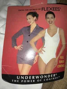 Flexees 3756 Full Torso Control Underwonder Größe 36C Nude Neu mit Etikett Vintage!!! - Bild 1 von 5