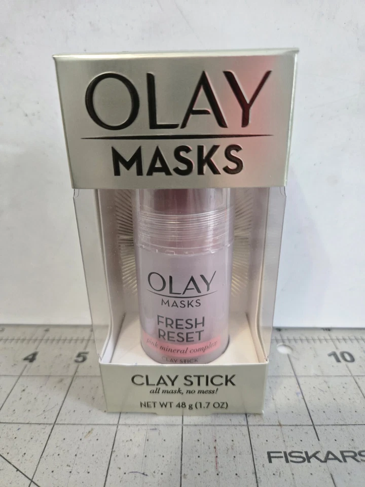 Olay Masks Fresh Reset Clay Stick Pink Mineral Complex 1.7 Oz T1