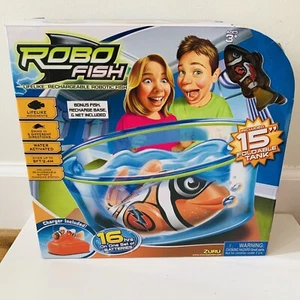 ROBOTIC PET FISH Robo Fish w/ Remote, Tank and Fish bonus fish and recharge base - Picture 1 of 9