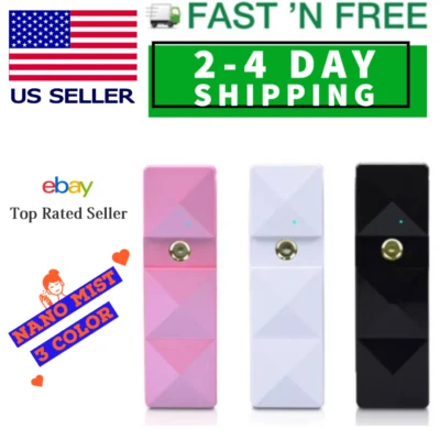 Spray Nano Facial Portátil para Hidratación Facial, Extensión de Pestañas Foto 1 de 4