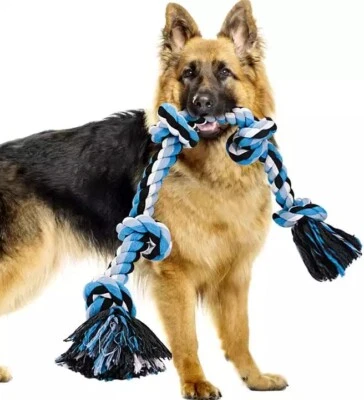 View larger imageAdd to CompareShareChew Cotton Blend Pet Dog Rope Tug Play - Image 1 of 4