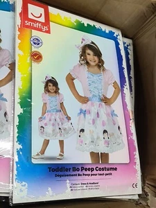 Kleinkind Bo Peep Kostüm Mädchen Märchen Kinder Weltbuch Tag Kostüm T1-1-2 - Bild 1 von 3