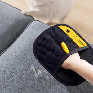 New Electrostatic Pet Hair Removal Gloves Brush, Double-sided Pet Grooming Glove - Picture 1 of 11