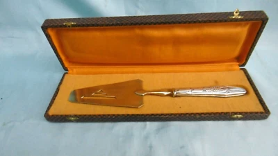 Pala Torta IN Metallo Argento E Bronzo Oro - Immagine 1 di 4